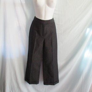 NWT NEW CHRISTIAN DIOR PARIS PANTALON NOIR Wool Pants Trouser 36 BLACK